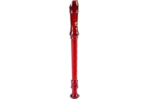 Yamaha YRS-20BR Translucent Red Soprano Recorder - Baroque Fingering