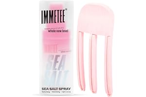 immetee Sea Salt Spray for Men and Women, Wavy and Curly Hair Thickening, Texturizing and Volumizing Spray,Beach Waves with C