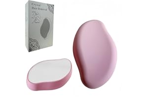 KOTOMI Reusable Crystal Hair Eraser ，Crystal Hair Remover for Women and Men ，Painless Exfoliation Hair Removal Tool for Back Arms Legs