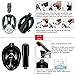 KUSKY Full Face Snorkel Mask [2018 Upgrade] New Foldable Snorkeling Mask with Detachable Camera Mount Pivot Arm and Earplug, 180° Large View Easy Breath Dry Top Set for Adults Youths