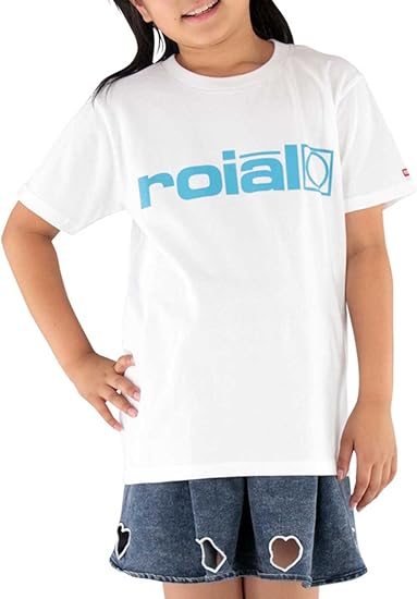Amazon ロイアル Roial 半そでtシャツ キッズtシャツ サーフブランドｔシャツ 白色 L Whtblu Tシャツ カットソー 通販