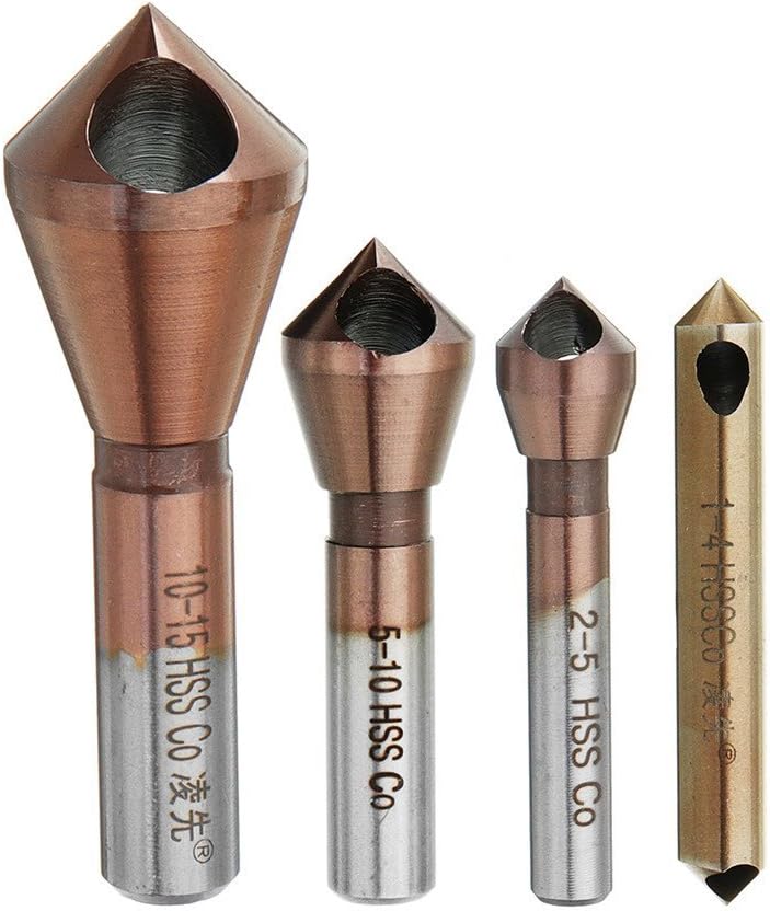 JIazhounengy M35 Cobalt Countersink Drill Bit 10-15mm Deburring Chamfer Drill Bit