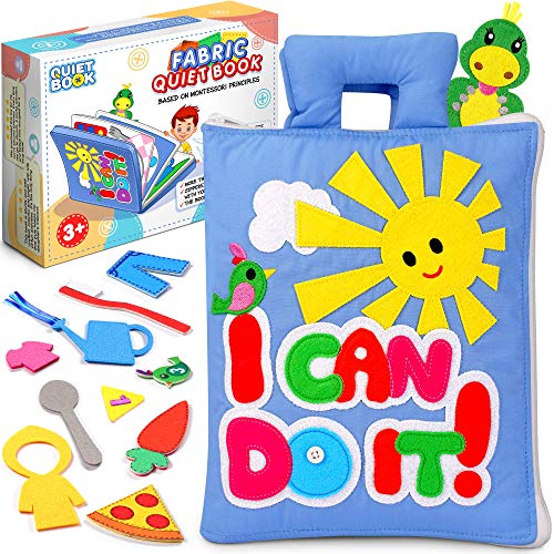 QUIET BOOK for Kids - Interactive Felt Busy Book