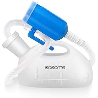 OOCOME Male Urine Bottle Portable Urinal for Men Reusable Pee Bottle Thicken Men's Potty 2000 ml 47.2" Long Tube with Lid