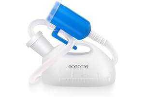 Portable Urinals for Men, OOCOME Men Urinal Bottle Spill Proof Reusable Male Pee Bottle Camping Toilet Thicken Men's Potty 2000 ml 47.2" Long Tube with Lid