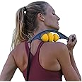 Rolflex Rollit | The Ultimate Shoulder and Trap Masage Tool for Self Myofascial Release, Trigger Point and Self-Massage for Your Neck, Back & Whole Body - (Yellow, Firmer Roller)