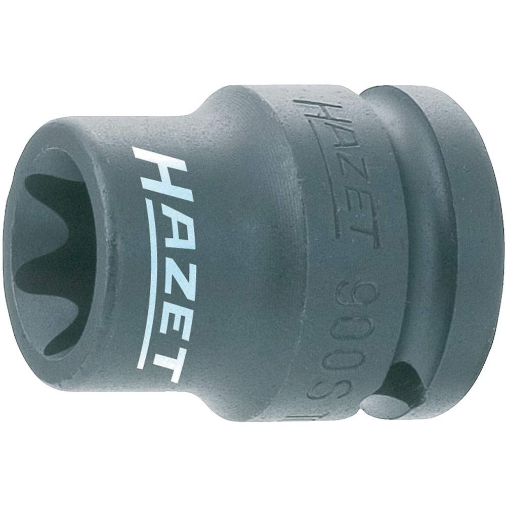 HAZET 900S-E18 38 mm E 18 Torx Profile Impact/Power Screwdriver Socket - Phosphatised/Oiled