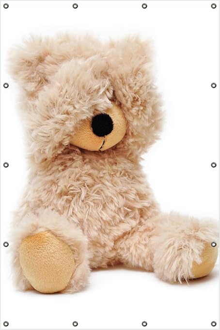 Wallario Garten Poster Outdoor Poster Susser Teddybar In Premiumqualitat Fur Den Ausseneinsatz Geeignet Amazon De Kuche Haushalt