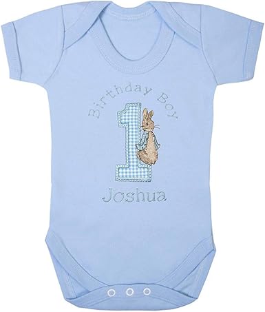 personalised 1st birthday vest