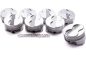 Icon IC727.040 Chevy 350 Forged Pistons.163 Dome, 5.7 Rod