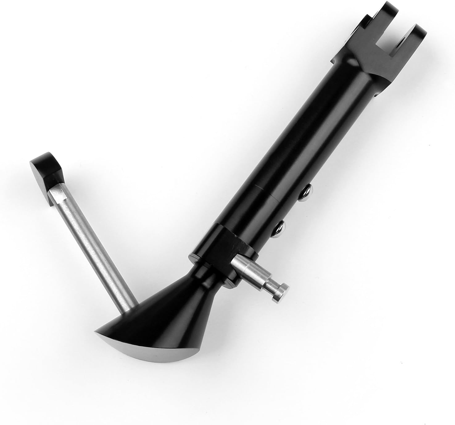 Bruce & Shark Adjustable CNC Aluminum Kickstand for Yamaha Star Vmax 1200 1985-2008 Black