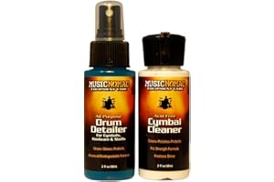 MUSICNOMAD Music Nomad Cymbal Cleaner and Drum Detailer Combo Pack (2 oz.)
