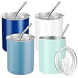 Puraville 12 oz Insulated Tumbler with Lid and