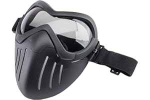 Evike Airsoft - 6mmProShop - Slipstream - Goggle and Lower Face Shield Face Mask