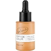 UpCircle Peptide Serum – Improves Skin Elasticity + Boosts Collagen – Custard Apple, Rich In Vitamin C + Blood Orange Brightens Skin - Vegan + Cruelty-Free