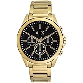 A|X Armani Exchange Chronograph Watch for Men with Stainless Steel, Silicone or Leather Band