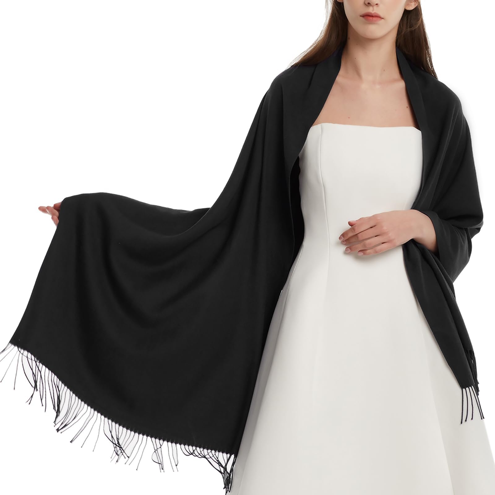 FURTALK Pashmina Shawls and Wraps for Evening Dress Women's Scarf Wedding Bride Bridesmaid Gifts Winter Scarves