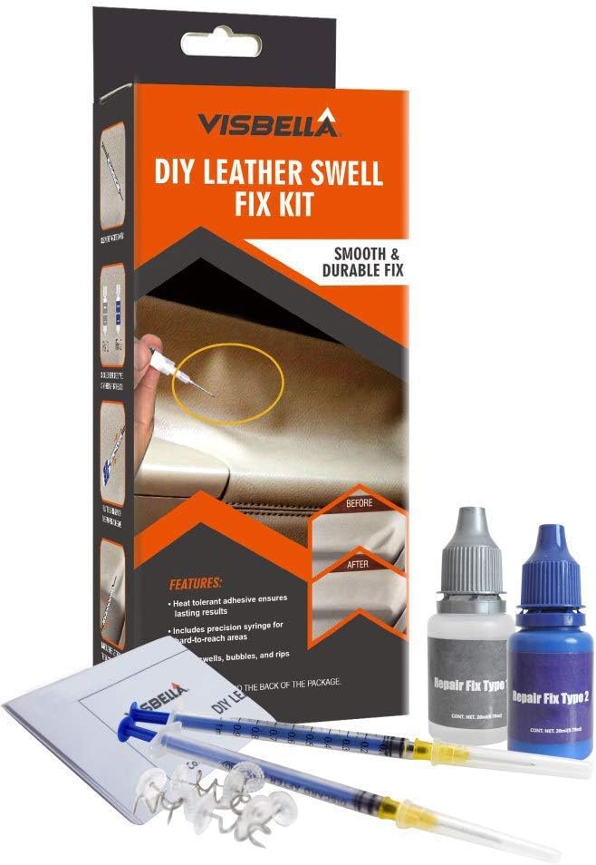 Visbella DIY For Small Leather Repair and Vinyl Repair Kit Patch