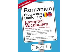 Romanian Frequency Dictionary - Essential Vocabulary: 2500 Most Common Romanian Words
