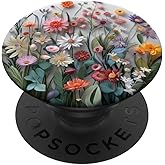 Mixed Flower Bouquet Floral Pattern PopSockets Adhesive PopGrip