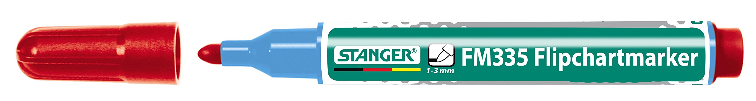 Stanger 713002 Flipchart Marker 335 Bullet Red