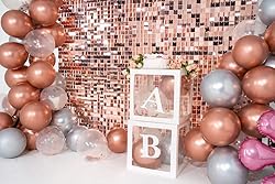 Kate Square Rose Gold Sequin Panels for Shimmer