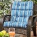 Greendale Home Fashions Outdoor High Back Chair Cushion, Sapphire