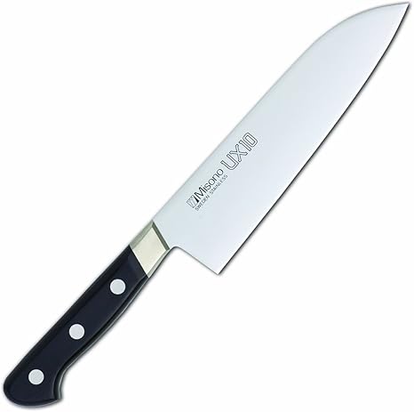Amazon Com Misono Ux10 Santoku 7 0 18cm Right Santoku Knives Kitchen Dining
