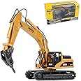 Gemini&Genius Drill Excavator Construction Site Vehicle Toys 1:50 Scale Diecast Digger and Driller Engineering Dump Truck Collectible Toys for Kids and Decoration for House (Demolition Machine)