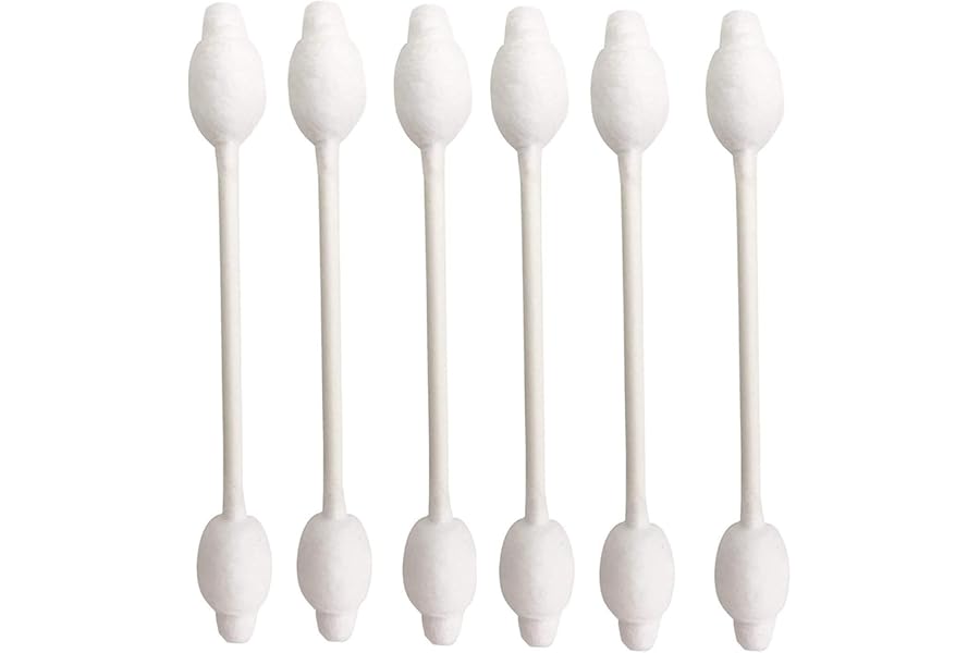 Baby Cotton Swabs, Organic Chlorine-Free Safety Swabs for Kids or Newborn Babies, 100% Biodegradable Gentle Baby Qtips, Cruelty-Free & Hypoallergenic Children Cotton Buds (4 packs of 55 ct. Total 220)