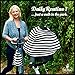 Baby Car Seat Canopy & Multi-Use Nursing Cover - FREE GIFT BOX SET - 