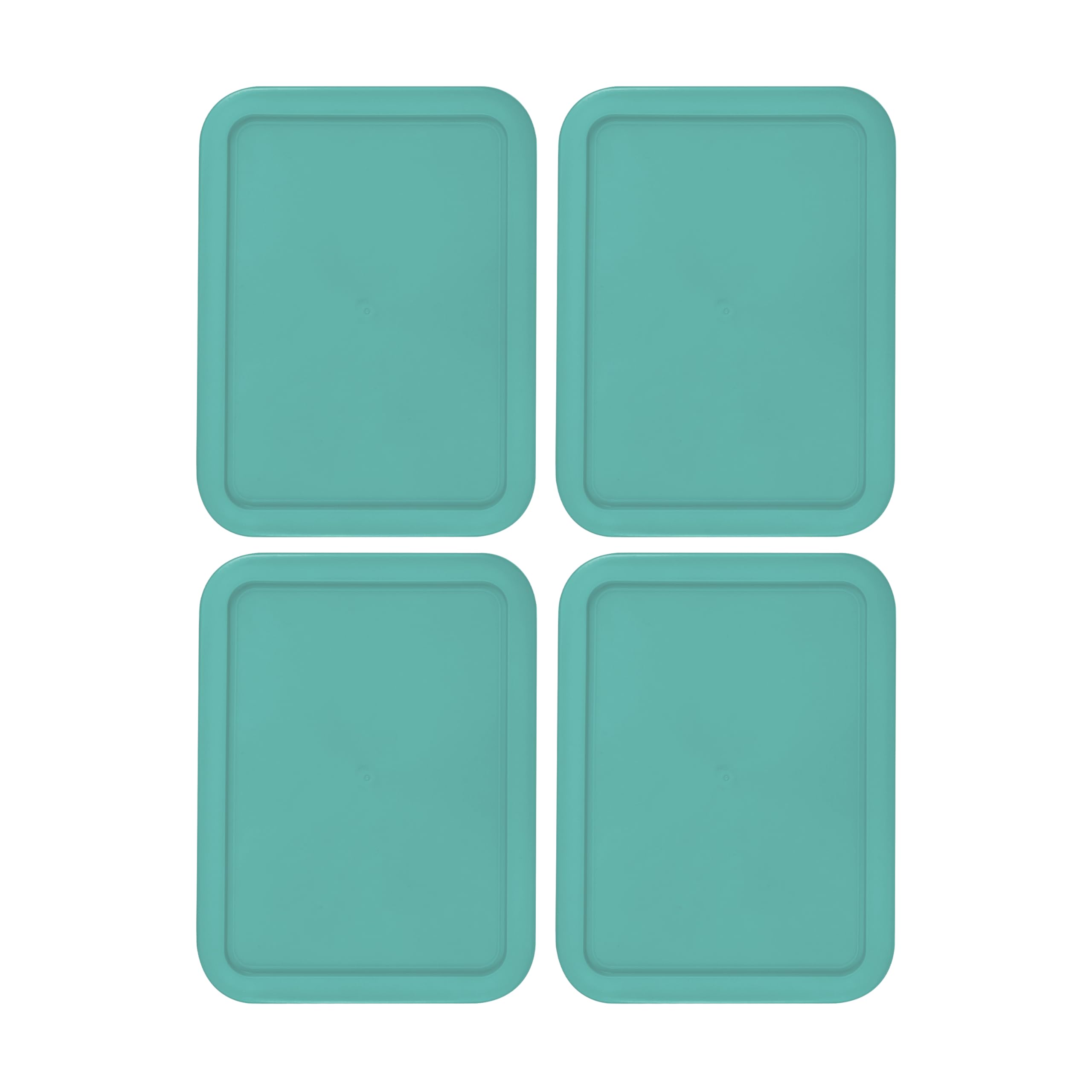 Photo 1 of */*NOT PYREX**
Replacement Lids fits Pyrex 6-Cup Glass Food Storage Container Bowls, (8.75 x 6.75-Inch) Plastic Rectangle Lids Covers for Pyrex 7211-PC, Airtight & Leakproof (4-Pack, Turquoise)