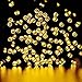 lederTEK Solar Christmas Lights 72ft 22m 200 LED 8 Modes Solar Fairy String Lights for Outdoor, Gardens, Homes, Wedding, Christmas Party, Waterproof (200 LED Warm White)