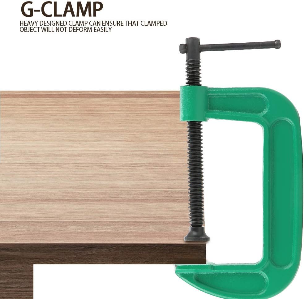 Akozon G Clamp Heavy Duty Adjustable G Type Woodworking C Clamp Diy Carpentry Clamping Device