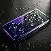 FLOVEME iPhone X XS Case, Luxury Ultra Thin Gradual Colorful Gradient Change Color Lightweight Electroplate Bumper Anti-Drop Clear Hard Back Cover Support Wireless Charging, Transparent Purple