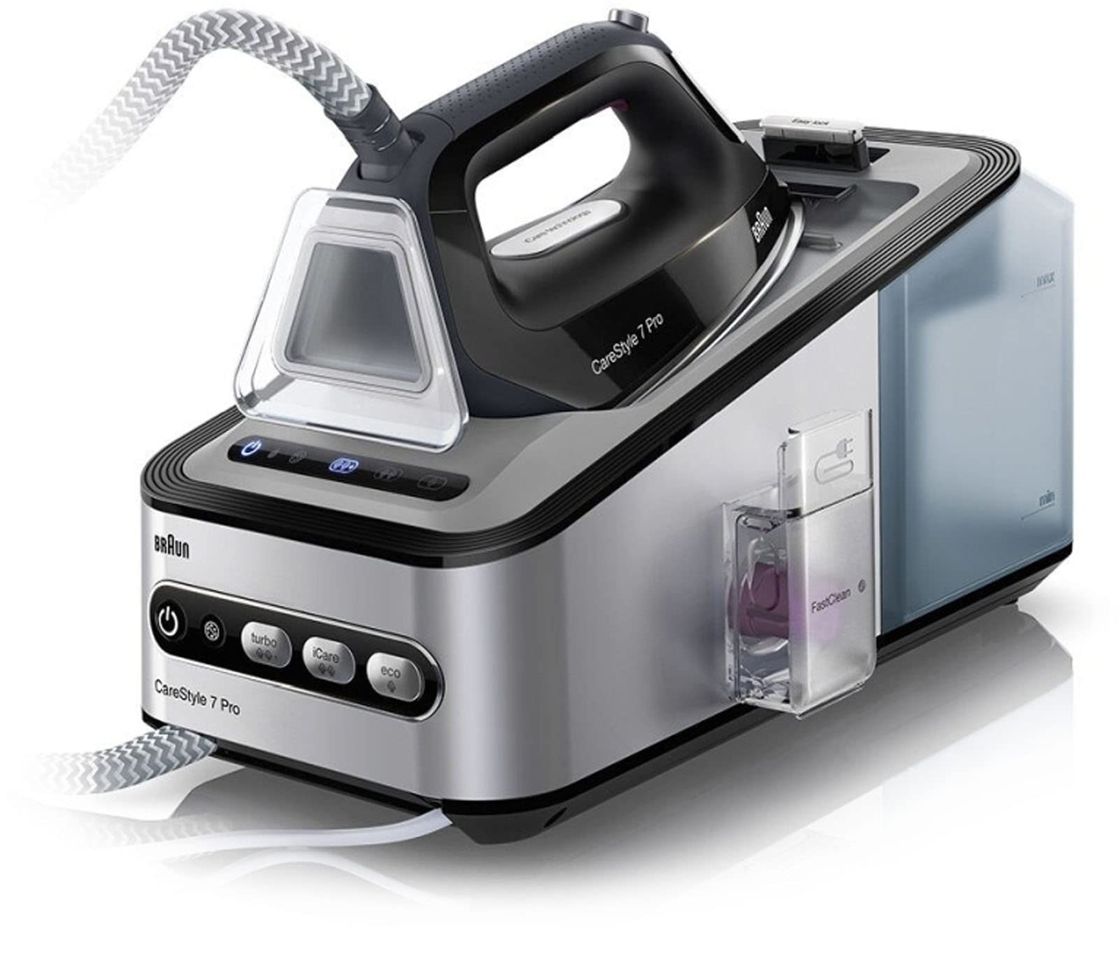 Braun Household Braun Carestyle 7 Dampfbügelstation Is 7156 Pro Centrale Vapeur, 2400 W, Noir