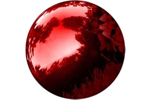 Yardenfun Stainless Steel Polished Gazing Ball Reflective Garden Mirror Sphere Decor for Outdoor Spaces Durable Metal Ball for Elegant Home and Garden Decoration 5.89inch