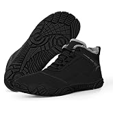 FRGITYGIFT Snow Boots for Women Winter Warm Fuzzy Non Slip Ankle Boots | Fluffy Plush Lining,Comfortable Winter Fuzzy Boots for Cold Weather,Outdoor Walking,Water Resistant Oxford Cloth,Warm Shoes