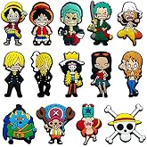 14Pcs One Piece Shoe Decoration Charms for Croc Clog Sandals, Shoe Accessories Charms for Adults