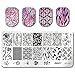 Born Pretty 5Pcs Nail Art Stamp Template Image Plates BPL026-030