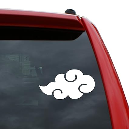 Narutoakatsukis Cloud 5 Wide Vinyl Decal Window Sticker For Cars Trucks Windows Walls Laptops And More