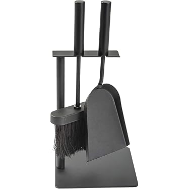 Artillery Genius Valiant Fireside Companion Tool Set. Includes 4-Piece Set In 4 Piece Set In Satin Black Finish Coal Shovel Tongs Poker Decorative Stand Valiant Cambridge FIR276 - View #2