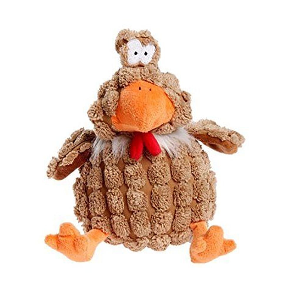 Petface Farmyard Buddies Chunky Chicken Plush Dog Toy — image 1