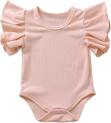 plain pink babygrow