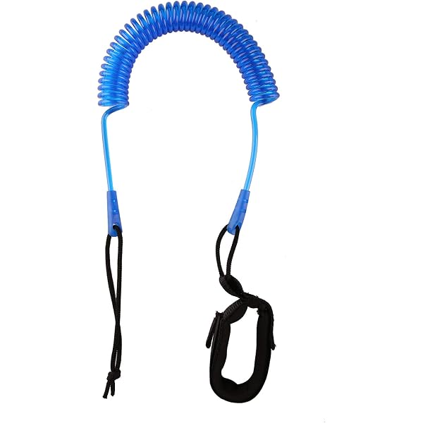 Leash Pour Planche De Surf / Paddle - Longueur 10 Pieds (3 M) - Sangle De Cheville Réglable Velcro - Noir - 6