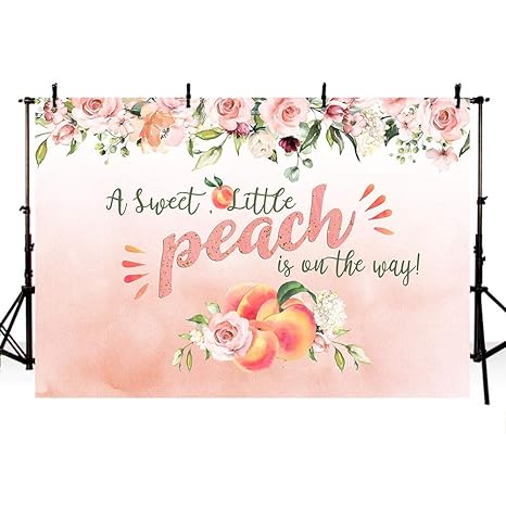 Amazon Com Mehofoto Sweet A Little Peach Is On The Way Princess Amazon Com Mehofoto Sweet A Little Peach Is On The Way Princess
