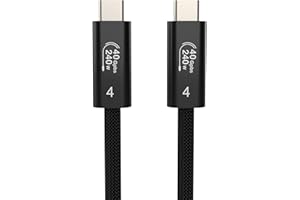 USB 4 Cable for Thunderbolt 4 Cable 3.3ft,40GBPS, USB-C to USB C Cable Supports 8K Display and 240W Charging, Compatible with