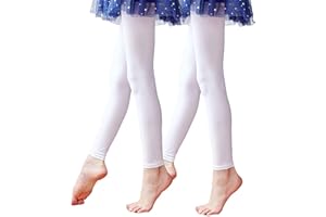 Daydance Girl's Women's Footless Tights for Dance, Balle, Gymnasics