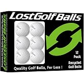 Titleist Pro V1x Golf Balls (12 Pack) - Mint Quality, Used Golf Balls Refinished by Lostgolfballs.com, Like New with No Logos