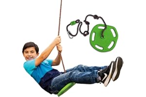 Swurfer Disco Tree Swing - Swing Sets for Backyard, Outdoor Swing, Swingset Outdoor for Kids, Easy Installation, Heavy Duty, Adjustable
